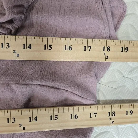 Baltic Born Jennifer Maxi Dress Womens XL Mauve Purple Pink Deep V-Neck - Picture 9 of 11